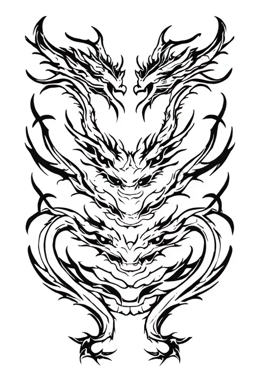Dragon 5 Heads