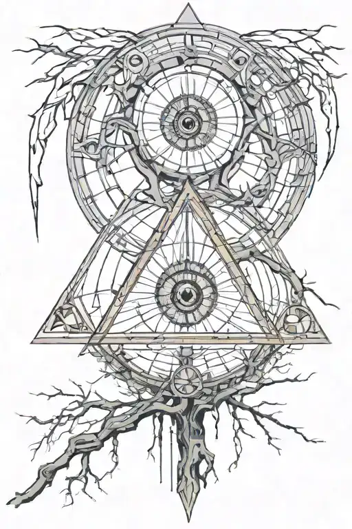 Eye Of Pyramid Tree Of Sephiroth
