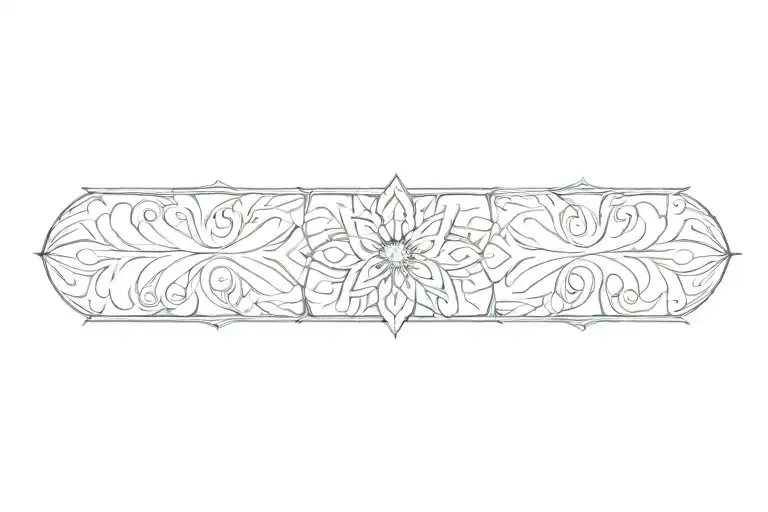 Mandala With Fine Lines