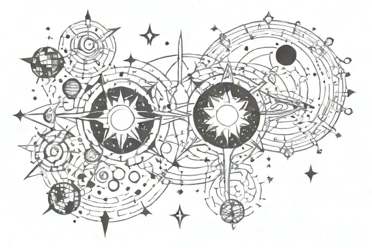 Arm Tattoo Of The Star System