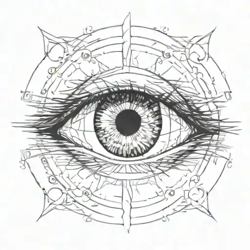 Eye In The Middle Of A Circle