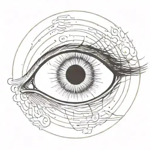 Eye In The Middle Of A Circle Letting Go