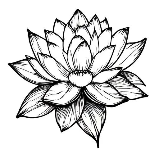 Lotus Flower Blooming Flower Surrounded