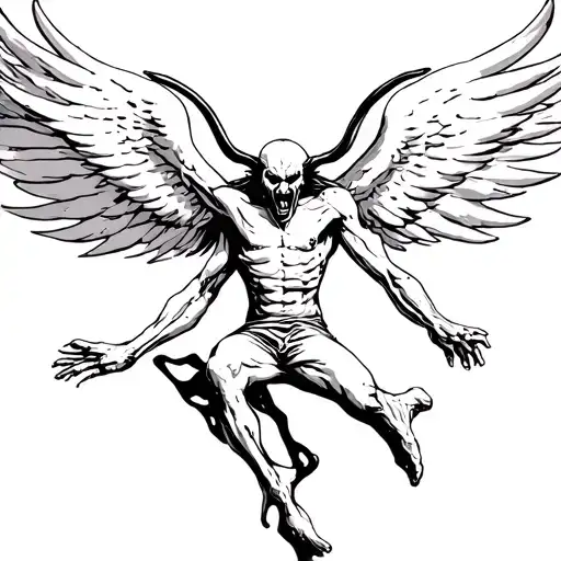Satan Falling From Heaven