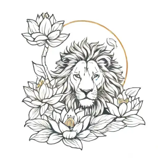 Lion & Lotus