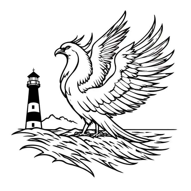 Phoenix And Lighthouse