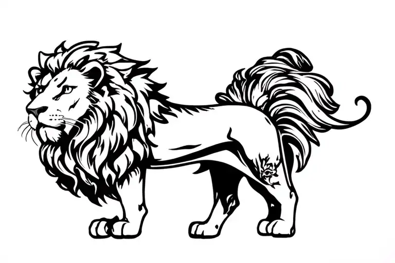 Standing Lion