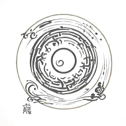 One Simple Enso Zen Circle