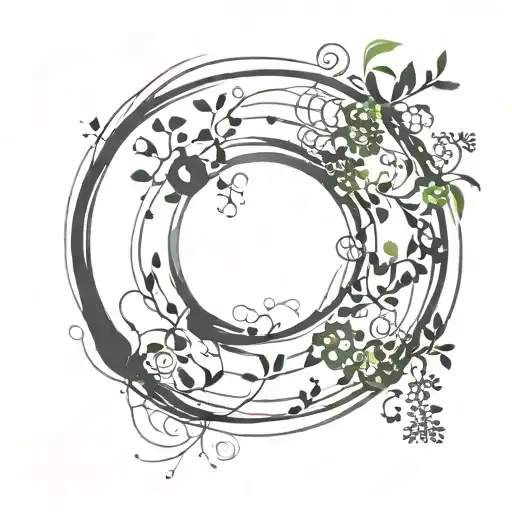 One Simple Enso Zen Circle