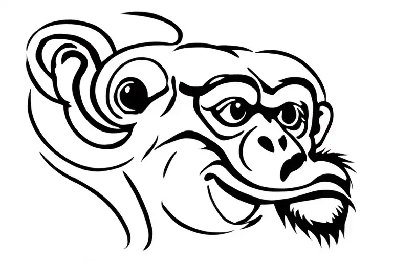 Salvador Dali Monkey