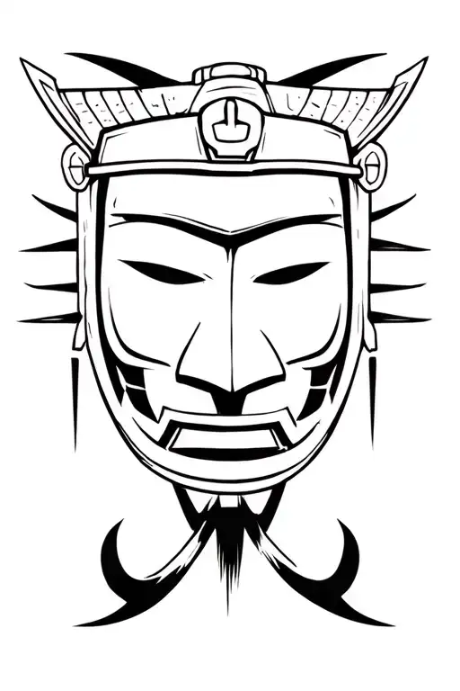 Japenese Samurai Mask