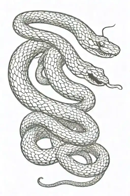 Snake Eating Its Own Tail Infinity