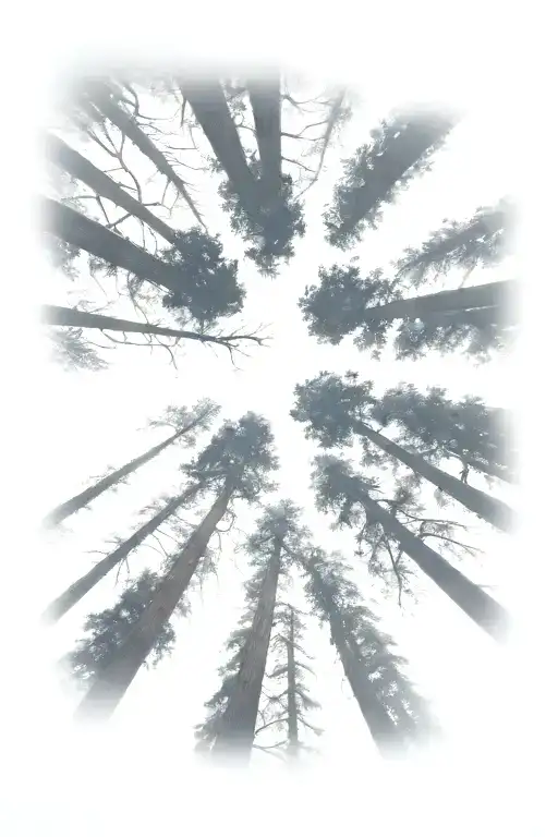 Redwood Forest Looking Up