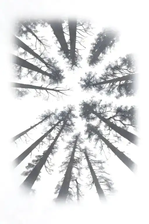 Redwood Forest Looking Up