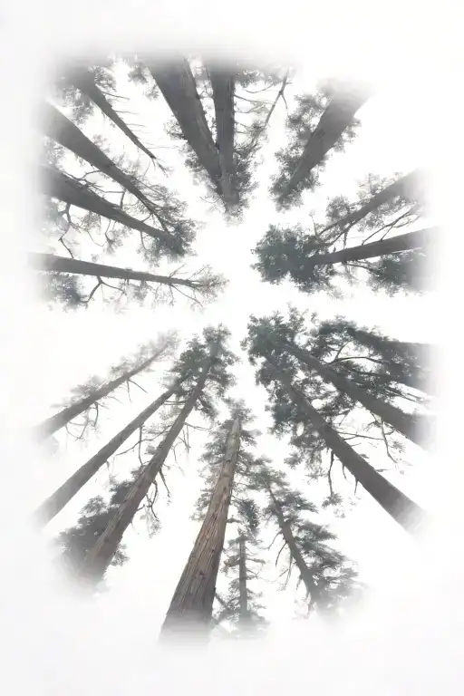 Redwood Forest Looking Up