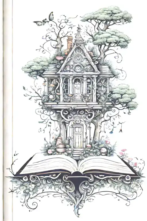 Fantasy Whimsical Garden Book