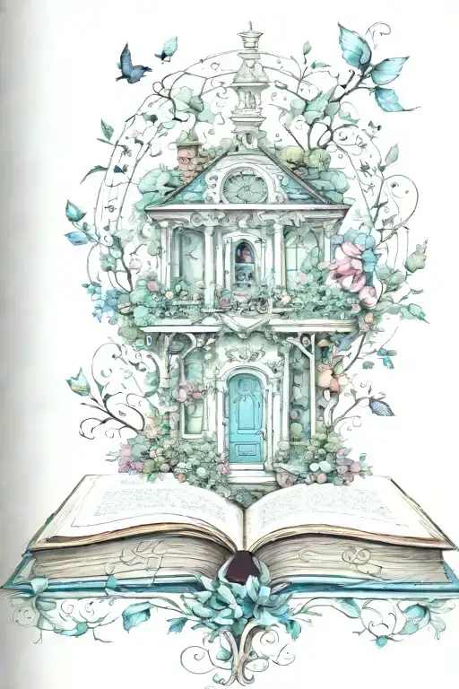 Fantasy Whimsical Garden Book