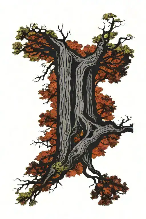 Redwood Forest With Roots