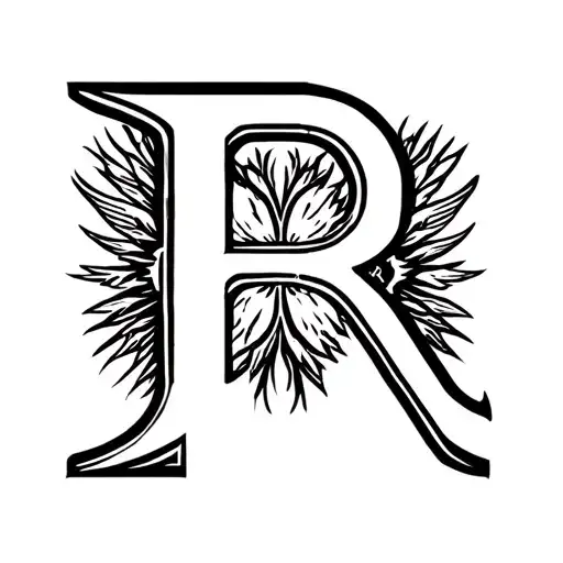 R Initial Heavenly Design Incorporating Elements But R Should Not Be Clear