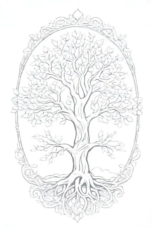 Self Love Tree Of Life Intertwined Within