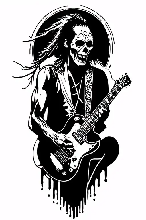 Voodoo Slash Playing Guitar