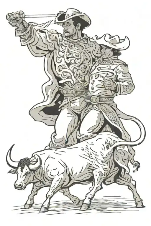 Matador Dueling Bull