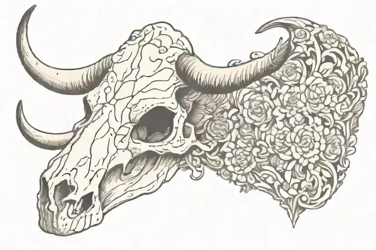 Texas Longhorn Skull