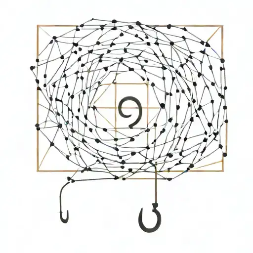 Incorporate A Fishing Hook Into A Geometric Pattern