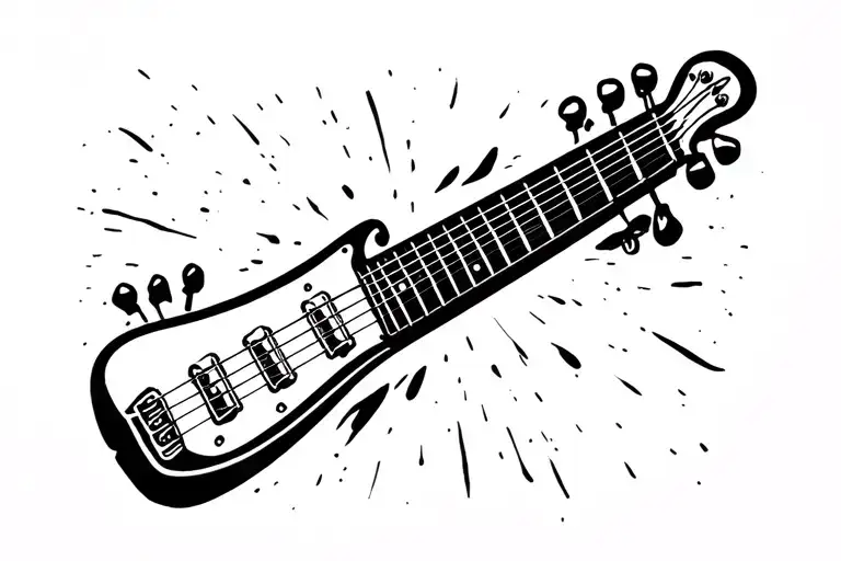 Baseball Bat Neck Guitar Neck