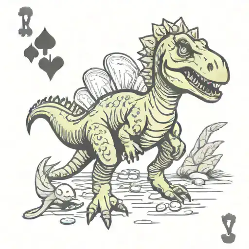Dinosaur Playing Cards