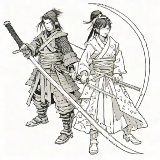 Katana And Spear