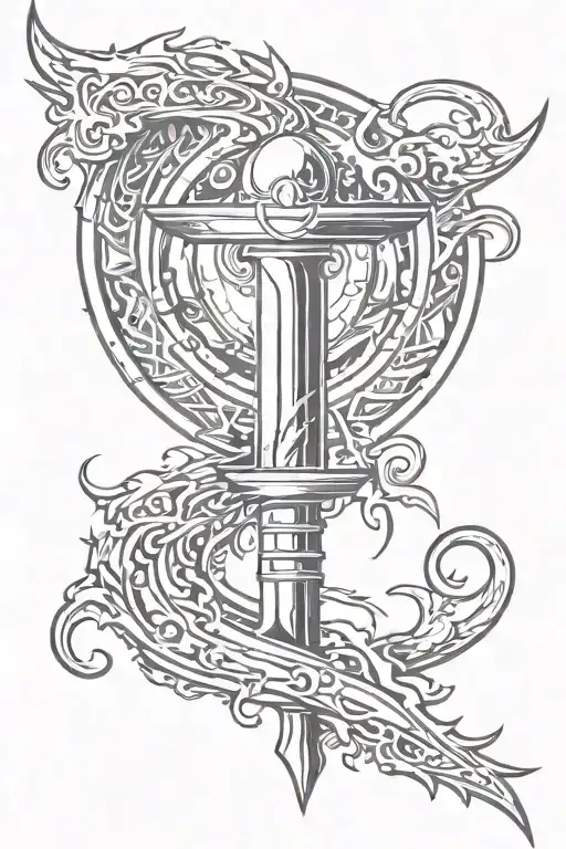 Posiden Hurricane Trident Symbol