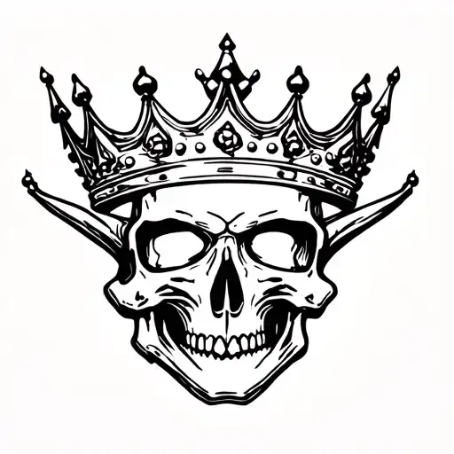 Crown Aries Skull