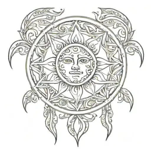 Spiritual Sun Lianas Simple