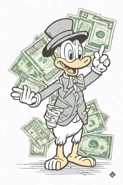 Money Monopoly Donald Duck