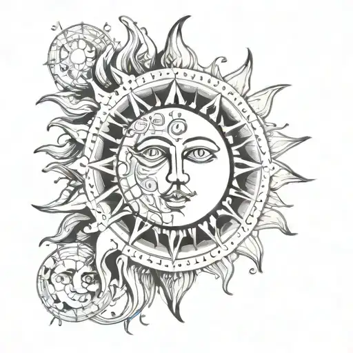 Sun And Moon Third Eye Inside