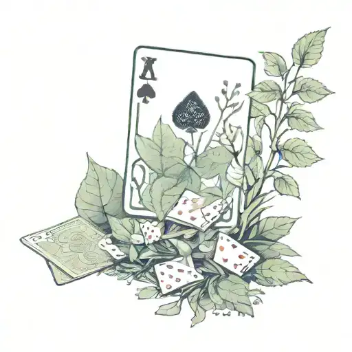 Playing Cards And Nature