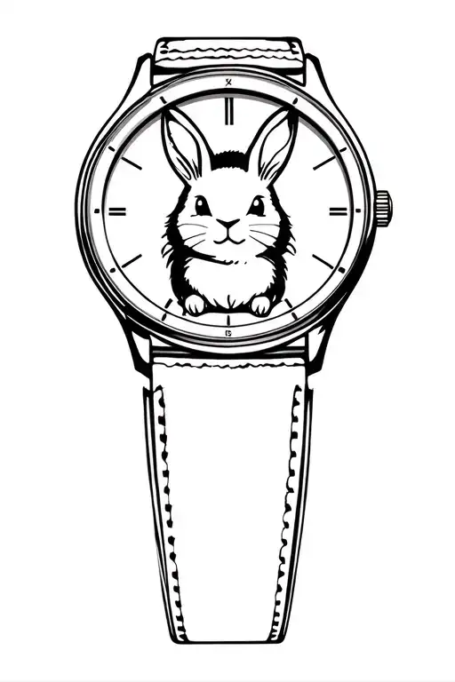 White Rabbit Alice In Wonderland Watch Gousset Reference This White Rabbit Slut In Orelsan Song