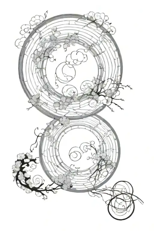 Enso Ring Incorporating Elements