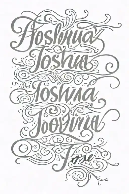 Joshua Script Lettering