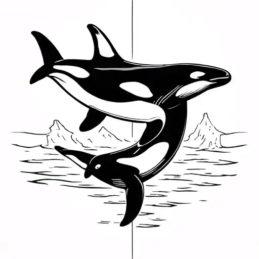 Orcas Hunting