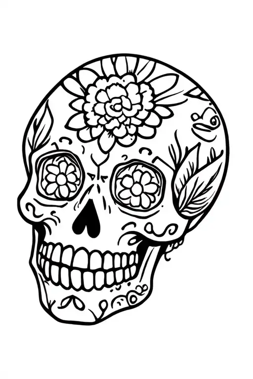 Sugar Skull With Something Cute