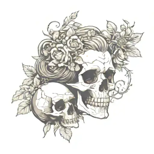Persephone And Skull
