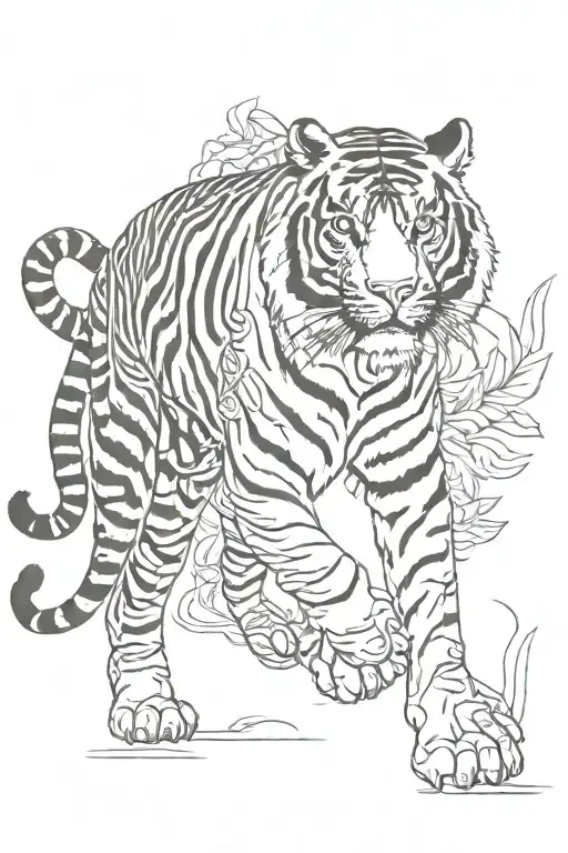 Tiger Sak Yant Walking