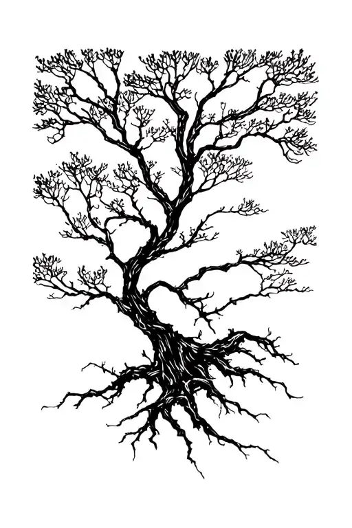 Nature With Dead Family Tree