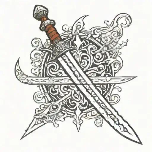 Just 1 Sword Wihtout Background