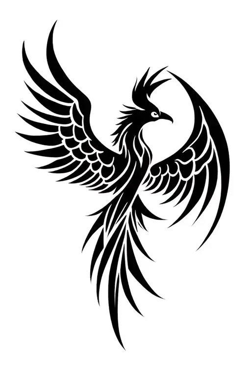 Phoenix With Wings