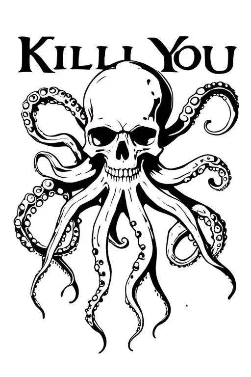 Skull And Octopus Arms Kill You Makes