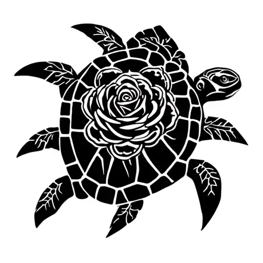 A Terrapin W Broken Arrow Grateful Dead Roses Turtle Turtle