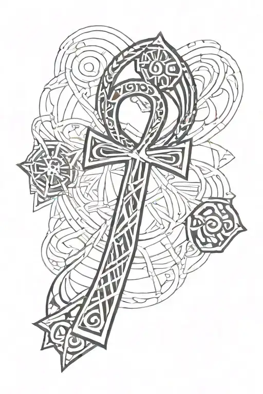 Simple Ankh Symbol But The Lines Has To Be Equal